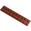 LEGO 10 pezzi Lego piastra 2 x 10 gommini, in marrone rossastro