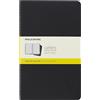 Moleskine Cahier Journal, Set 3 Quaderni a Quadretti, Copertina Morbida con Cucitura a Vista in Cotone, Colore Nero, Formato Large 13 x 21 cm
