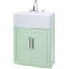 Little Tikes Sweet Spaces Modular Kitchen Lavello - Azzurro-verde - Lavello giocattolo con rubinetto funzionante e mobiletto portaoggetti, giochi d'acqua per bambini/e dai 3 anni in su