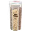 JMAHM - Dispenser per cereali, contenitori per alimenti in plastica trasparente ermetici con diversi spazi, per mantenere il cibo fresco asciutto (3000 ml/4 griglie, colori misti)