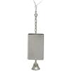 Rosewood Specchio Gigante per pappagalli con Campana, Trasparente