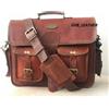 Fatto a mano Borsa Vintage Handmade in Pelle Cuoio a Tracolla Messenger Laptop Briefcase