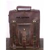 Fatto a mano Borsa A Spalla Vintage Verticale In Pelle Di Capra Da Donna Per Laptop 15"