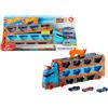 Hot Wheels Speedway Hauler e 3 auto giocattolo in scala 1:64