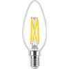 Philips LED Lampadina Candle & Lustre, Oliva, Filamento, WarmGlow, 3.4-40W, Dimmerabile, E14, 1 pezzo