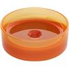 Vente-unique - Lavabo freestanding Spavo - L 40cm x P 40cm x H 13.5cm - resina - arancione