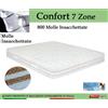 ErgoRelax Materasso Molle Insacchettate Mod. Confort da Cm 120x190/195/200 Sfoderabile Altezza Cm. 24 - Ergorelax