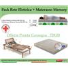 Il Benessere Rete Elettrica Solution 80x190 + Materasso Memory Stratus 80x190 Offerta Pack - Ergorelax
