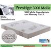 ErgoRelax Materasso Molle Insacchettate Mod Prestige 3000 Molle Climatizzato con Memory Cm 5 da Cm 100x190/195/200 -Ergorelax