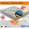Famar Materasso Memory Thermo Bed Dispositivo Medico Alta Tecnologia 95x190/195/200 Made In Italy