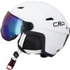 CMP Casco WA-2 SKI HELMET WITH VISOR Sci Alpino