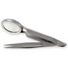 GIMA PINZETTA CON LENTE INGRANDIMENTO 2X - 8 cm