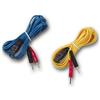 GIMA CAVI BLU E GIALLO, attacco maschio 2mm - ricambio per 28355/70/76-78/80/82 conf. 2 pz.