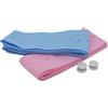 GIMA CINGHIE MONITOR FETALE SINGOLO PAZIENTE 6x120 cm - rosa/azzurro 100 kit da 2 pz.