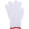 GIMA GUANTI IN COTONE - misura 6 - 6,5 - bianchi - polsino rosso conf. 10 pz.