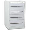 GIMA CASSETTIERA MOBILE GE416 4 cassetti 49 cm - bianca