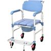 GIMA SEDIA A ROTELLE COMODA BLU