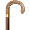 GIMA BASTONE IN LEGNO "TIZIANO" - manico curvo unisex