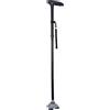 GIMA BASTONE CON VENTOSE e LUCE LED - nero