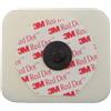 3M Elettrodi Foam 3M Red Dot 2570 - 4 × 3,5 cm per Monitoraggio ECG (Conf. 50 pz)