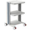 GIMA CARRELLO EASY - 2 ripiani 40x36 cm + base