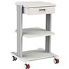 GIMA CARRELLO SMART - 2 ripiani 40x36 cm + base + cassetto