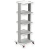 GIMA CARRELLO SMART - 4 ripiani 40x36 cm + base