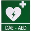 GIMA CARTELLO SEGNALATORE DAE/AED IN ALLUMINIO 29x36 cm per defibrillatori