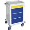 GIMA CARRELLO MODULARE verniciato - 1+3 cassetti
