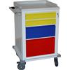 GIMA CARRELLO MODULARE verniciato - 2+1+1 cassetti