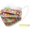 GIMA GISAFE MASCHERINA CHIRURGICA FILTRANTE 98% 3 VELI tipo IIR con elastici - adulti - colors - flowpack conf. 10 pz.