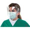 GIMA MASKOP con visiera avvolgente - elastici conf. 50 pz.