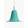 Verpan Lampada a sospensione piccola Pantop, Design Verner Panton - Turchese