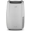 DELONGHI De'Longhi DDSX225 Tasciugo AriaDry Multi Deumidificatore 25 L-giorno 90 m³ Filtro Bio Silver Funzione Laundry Antigelo 44 dB colore Grigio