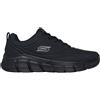 Skechers Bobs Flex - Arctic Edge Total Black da Uomo