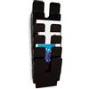 DURABLE - Flexiplus 6 A4, espositore da parete, f.to A4 verticale, 6 comparti, 247x1080x100 mm, nero (cod. #1700008061)