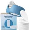 LastObject LastRound Dischetti struccanti riutilizzabili - 7 dischetti in cotone lavabili per il viso - Dischetti in cotone morbidi per la pulizia del viso - Blu