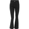 Freddy Jeans FREDDY BLACK flare cropped in denim elasticizzato
