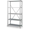 DEODATO Scaffale Errex 40x100x180 cm 5 ripiani in alluminio zincato