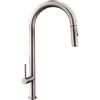 GO PLAST S.R.L. Miscelatore cucina monocomando con doccetta estraibile tondo satinato