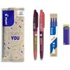 PILOT - 2 FriXion Ball + 3 Ricariche + 1 Gomma in OMAGGIO - Penne Cancellabili Carine - Edizione Limitata FriXion Friends, Penna dell'Amicizia - Amore - Ricaricabili - Inchiostro Blu - Punta Media