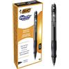 BIC Velocity Penna con punta media a Gel, Grip Bic Matic, Punta di 0.7, Confezione da 12 pezzi