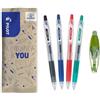 PILOT - Set di 4 Pop'Lol + 1 Correttore - Penne Roller a Inchiostro Gel - Retrattili e Ricaricabili - Scrittura Fluida - Nero, Blu, Rosso, Verde - Punta Media