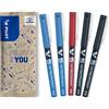 PILOT - Set di 5 V5 - Penna roller con Inchiostro liquido a punta Fine per una scrittura fluida e precisa - Asciugatura rapida, non sanguina - 2 Nero, 2 Blu, Rosso - Punta Fine (0,5mm)