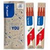 PILOT - 2 Set di 3 Ricariche FriXion - Ricariche per Penne Cancellabili - Compatibili con FriXion Ball e FriXion Ball Clicker - Rosso - Punta Media (6 Ricariche)