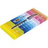 BIC Collezione Speciale BIC 4 Colours di 15 Penne a Sfera Punta Media (1,00 mm) e Punta Larga (1,6 mm) - Inchiostro di Colori Assortiti, Confezione da 15