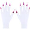 CGBOOM 1 paio di guantiguanto protettivi UV professionali per manicure anti UV senza dita per nail art cura della pelle protezione dalle radiazioni solari