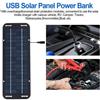 Eurowagens 30W Mantenitore Batteria Solare per Auto Camper Barca Ricarica Sicura