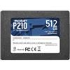 PATRIOT SSD INTERNO P210 512GB 2,5 SATA 6GB/S R/W 530/430 - P210S512G25
