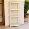 Dmora Scaffale a 2 Ripiani in Polipropilene, Scaffalatura Multiuso per Interno o Esterno, 100% Made in Italy, cm 60x30h133, Colore Grigio Chiaro